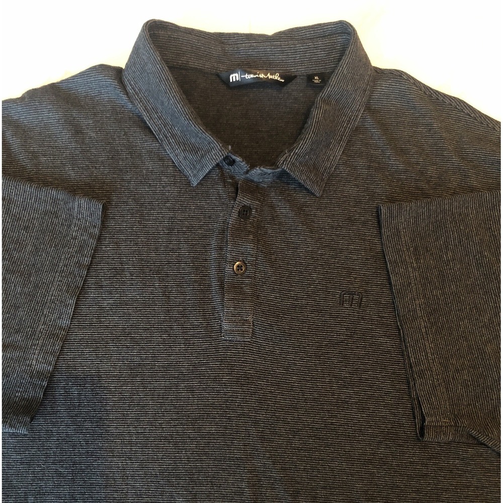 Travis Mathew Men's Gray Golf Polo Shirt Size‎ XL 123290